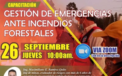 Capacitación: Gestión de Emergencias Ante Incendios Forestales